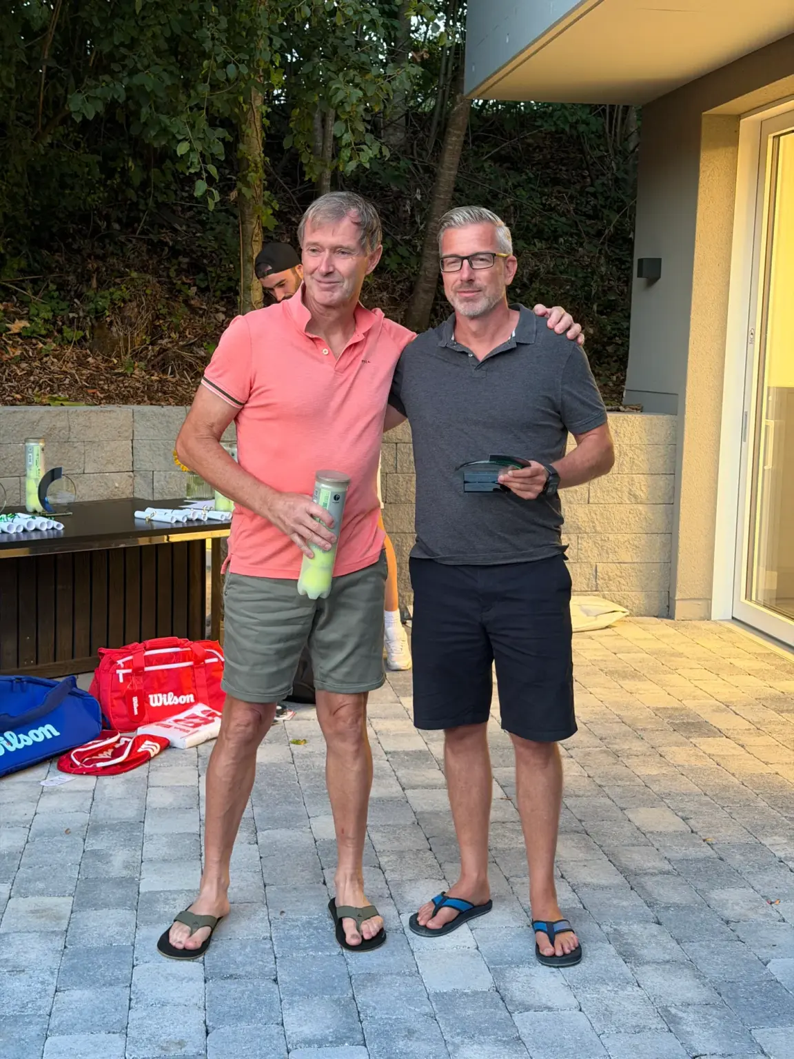 Zwei Finalisten der Clubmeisterschaft 2026