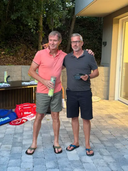 Zwei Finalisten der Clubmeisterschaft 2026